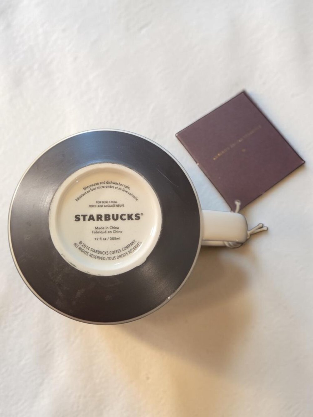 03/08 Starbucks Coffee Company 12oz Mug 2014 Includes Tag & Box - Picture 7 of 9